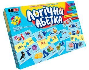 Розвиваючі пазли Логiчна Абетка 66 ел. Danko Toys
