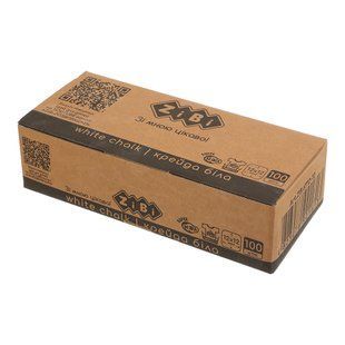Крейда біла Zibi Kids Line 100шт 12*12мм квадратна