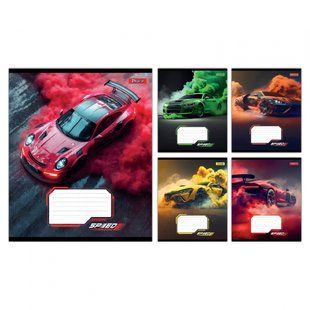 Зошит шкільний 1Вересня 96 аркушів клітинка Speed (5)