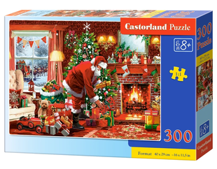 Пазли 300ел 40*29см ОСОБИСТА ДОСТАВКА САНТА-КЛАУСА Castorland