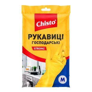 Рукавички латексні р.M 1 пара Chisto