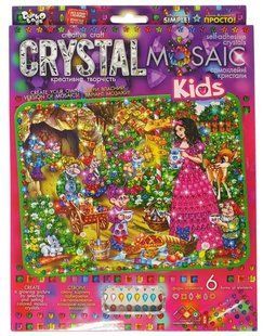 Набір для творчості Мозаїка з кристалів Crystal Mosaic Kids 07 Білосніжка Danko Toys