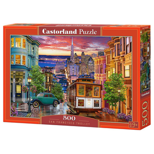 Пазли 500 ел 47*33см ТРАМВАЙ САН-ФРАНЦИСКО Castorland
