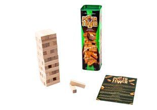 Гра настільна Power Tower (Дженга) в тубусі Укр (Danko Toys)