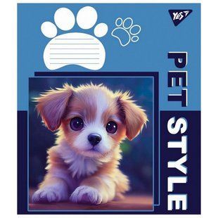 Зошит шкільний Yes 12 аркушів лінія Pet style (25)