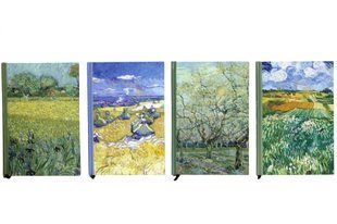 Блокнот А5 82арк., з чорними аркушами, фольгована обкладинка ООПТ Van Gogh (12)
