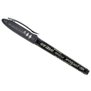 Ручка гелева Uni-Bal Fanthom Erasable gel 0,7мм чорна корпус чорний