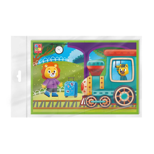 Пазли м'які Малюк зможе Потяг А5 Vladi Toys