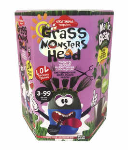 Набір Екоживчик-трав'янчик &laquo;Grass monsters head&raquo; 3 укр. Danko Toys