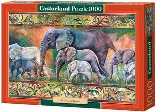 Пазли 1000ел 68*47см ПАРАД СЛОНІВ Castorland