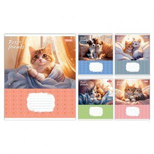 Зошит шкільний 1Вересня 18 аркушів лінія Pets Frinds 25)