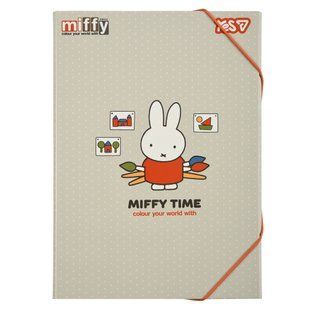 Папка для праці картонна на гумці А4 Yes Miffy