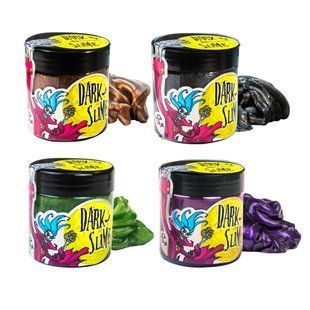 Слайм перламутровий Dark slime мікс Strateg (12)
