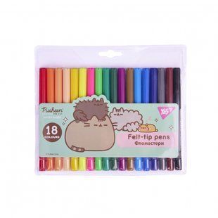 Фломастери Yes Pusheen 18 кольорів