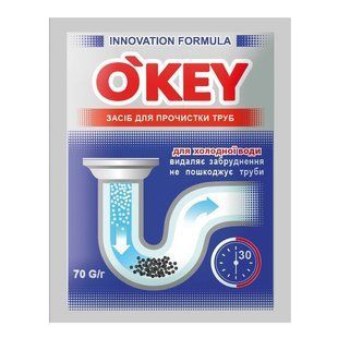 Засіб для труб холодної води 70г O'KEY