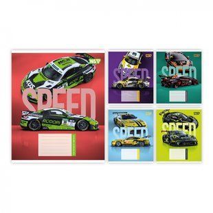 Зошит шкільний Yes 12 аркушів коса лінія Speed (25)
