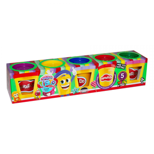 Тісто для ліплення Master Do 5 банок по 50 гр Укр. Danko Toys