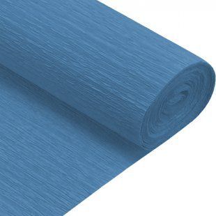 Папір гофрований Santi 230% синій (50*200см)
