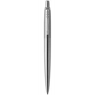 Ручка Parker Jotter Stainless Steel CT GEL гелева 0,5мм синя, корпус металевий