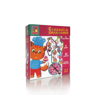 Гра розвиваюча Солодкі смаколики Укр Vladi Toys