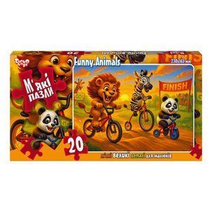 Пазли 20 ел. м'які 230*165 10-14 Danko Toys