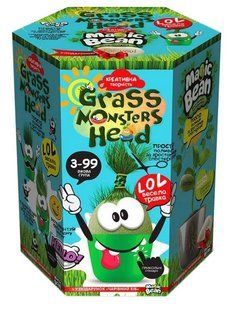 Набір Екоживчик-травянчик &laquo;Grass monsters head&raquo; 7 укр. Danko Toys