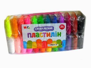 Моделін Nice 24кольори 185г зі стеками