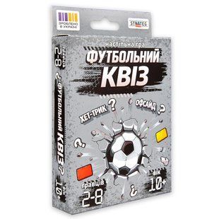 Гра карткова Футбольний Квіз 10+ Укр (Strateg)