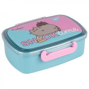 Ланчбокс Yes Pusheen 750мл, без наповнення, 1 контейнер, синій
