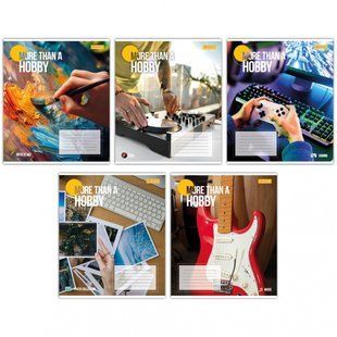 Зошит шкільний 1Вересня 48 аркушів клітинка Hobby (10)