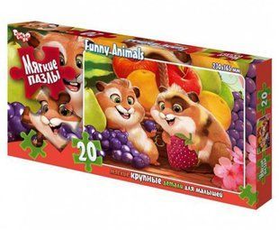 Пазли 20 ел. м'які 230x165 09-13 Danko Toys