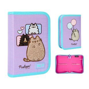 Пенал шкільний Yes для дівчинки на 1 відділення HP-02 Pusheen Summer