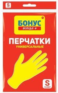 Рукавички гумові Бонус універсальні S