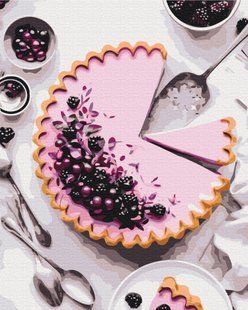 Картина за номерами 40*50см Ожиновий пиріг BrushMe