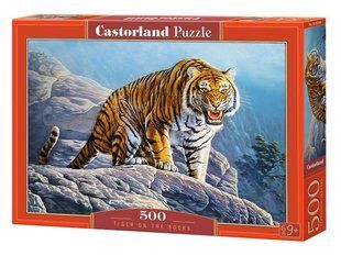 Пазли 500ел 47*33см ТИГР НА СКЕЛЯХ Castorland
