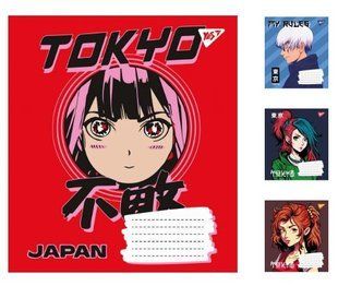 Зошит шкільний Yes 36 аркушів клітинка Anime (15)