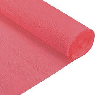 Папір гофрований Santi 230% кораловий (50*200см)