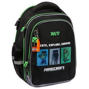 Рюкзак шкільний для хлопчика Yes S-111M Minecraft Reality 38*27*18см чоний