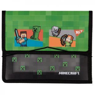 Папка для зошитів пластикова на гумці В5 Yes Minecraft. Heroes