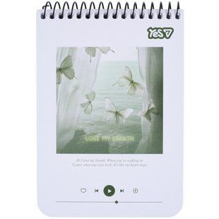 Блокнот А6 80арк., в клітинку, на спіралі (верхня), тверда обкладинка Yes Escape with me