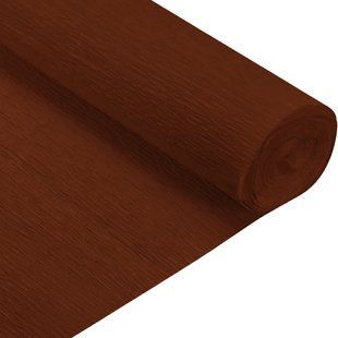 Папір гофрований Santi 230% коричневий (50*200см)