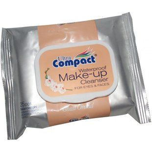 Серветки вологі Make up, з клапаном 25 шт Ultra Compact