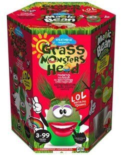 Набір Екоживчик-трав'янчик &laquo;Grass monsters head&raquo; 6 укр. Danko Toys