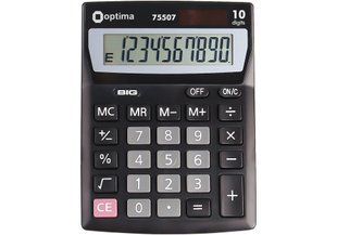 Калькулятор Optima O75507 10-розрядний 137*103*32мм