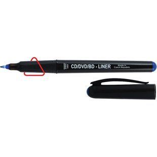 Маркер перманентний Centropen СD-Liner 0,6мм синій (10)