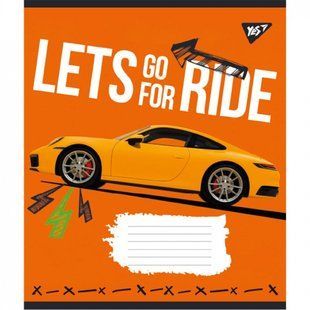 Зошит шкільний Yes 60 аркушів клітинка Lets go for ride (10)